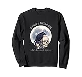 Black Raven lisant des livres, lune, sorcière, Halloween, corbeau, corbeau, livres, magie, sorcellerie, Wicca, plongeant dans les mystères de l'existence au milieu de la sagesse des pages anciennes