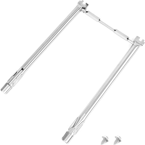 Weber Grill Burner for spirit I & II & GS4, Spirit II 200 Series, E-210, E-220, S-210, S-220 Gas Grills with Up Front Control, 304 Stainless Steel