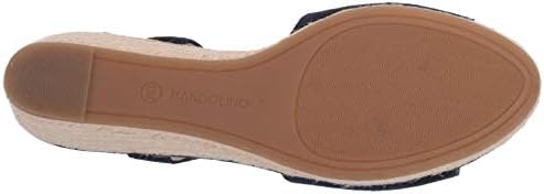 Bandolino Women's Natasha Espadrille Wedge Sandal, Navy, 8 | Image 3