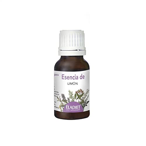 Aceite Esencial De Limón - 15 Ml - Propiedades Antioxidantes - Gran Aporte De Energía - Ayuda A Aliviar Molestias De Garganta - Ideal Para Regular Las Digestiones - Eladiet