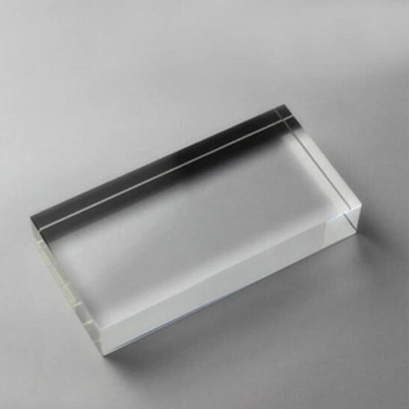 1pcs 150mmx100mmx50mm transparent crystal cuboid glass pillar for photography support props accessories jewelry cosmetic base