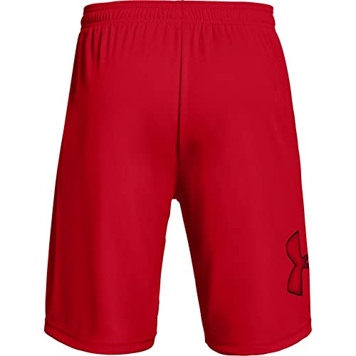 Under Armour Mens Tech Graphic Shorts , Red (601)/Black , X-Large #TOP3