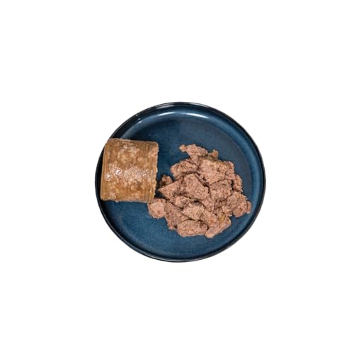 Image of Amazon Basics Chopped Ground Dinner Wet Dog Food Variety Pack, Filet Mignon Flavor and with Beef, Made with Natural Ingredients, 13.2oz Cans (Pack of 12)