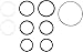 Generic Trim & Tilt O-Ring Seal Rebuild Kit 434519 for Johnson Evinrude OMC Tilt and Trim Units 1991-2006 Replacement for 434519, 0434519, FSM011