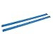 pistro 1 Pair of Longboard Skateboard Rails with Fixing Screws - Blue