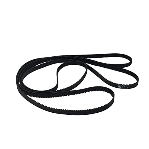 Cqinju-3D-Drucker-Zahnriemen 3D-Drucker 2GT-6mm Closed-Loop-Synchron-Gurt-Gummi-Übertragungsgürtel GT2. Umfang 110 mm 188 mm 1220mm, für 3D-Drucker (Length : GT2-188mm, Number of Pcs : 1pcs) Cover