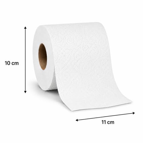 Image of Liora 3 Ply Toilet Paper Roll | 2350 Pulls (235 Pulls x 10 Rolls) | Ultra Soft & Highly Absorbent Toilet Tissue Paper | Premium Bathroom Tissue Roll for Home, Office, Hotel & Restaurant