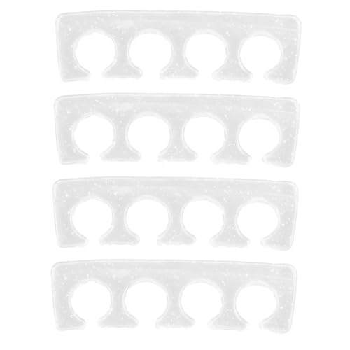 MUSISALY Toe Separators 2 Pack Silicone Nail Tools Comfortable Durable Toe Dividers for Women Men Nail Care