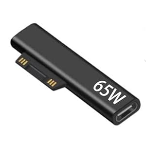 65W Surface Pro USB C Adapter Made for Windows Surface Lapto p 6,5,4,3,2,1,Microsoft Surface Pro10,9,8,7+,7,6,5,4,3,X,Su... Book3,2,1,Surface Go Tablet,Support 44W,36W
