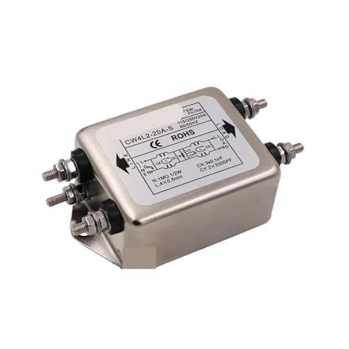 Filtro de potencia CW4L2 6 10 15 20A purificador EMI monofásico