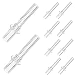 CATIEBYE 10pcs Long Silicone Replacement Drinking Straws for Kids Reusable Sippy Cup Nozzle Tips Smoothie Straws Compatible Water Bottles Easy to Clean