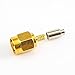 GXMRHWY 10PCS SMA Male 180 Degree Crimp for RG178/1.45MM Cable Connector