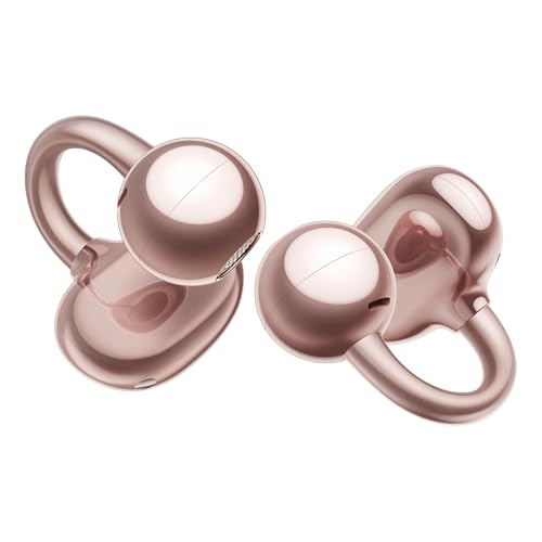 HUAWEI FreeClip, Groundbreaking Aesthetic Design, Feather-light Wearing, Open-ear Listening, AI Crystal-Clear Call, Long Battery Life, Dual-Device Connections, Rose Gold
