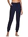 Baleaf Women's Active Yoga Lounge Sweat Pants with Pockets Navy Blue Purple Size S