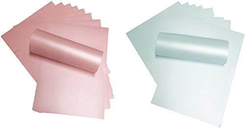 Papier nacré A4 pour faire-part de mariage lot de 20 feuilles imprimables