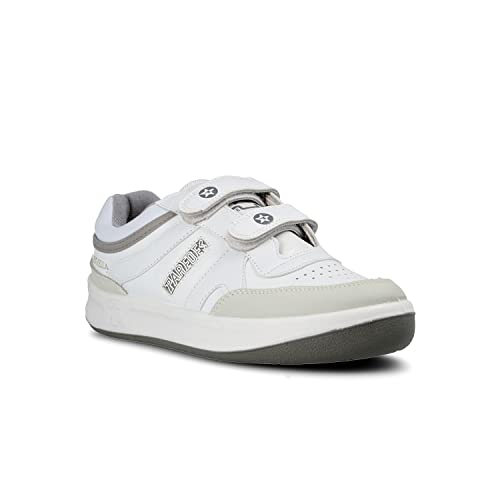 Paredes - Zapatillas Unisex Estrella Velcro Blanco - 43