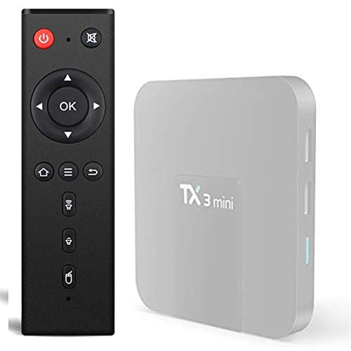 Mando a Distancia para TX3 Mini TX3 TX6mini, Mando de Reemplazo – Controlador de Caja Android TV para TX3 Mini TX3 Pro TX6 Mini TX5 Pro TX2 TX9 TX92 TX6 Android TV Box
