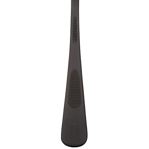 Image of Mercer Culinary 18-8 Stainless Steel Plating Spoon, 7-7 /8 Inch, Matte Black