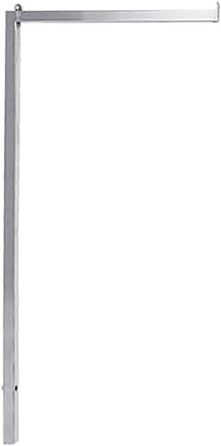 Interchangeable Chrome Straight Arm for Clothing Rack - Set of 2