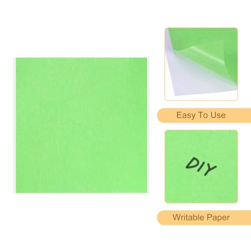 Image of Masking Tape Green Painters Tape Paper Tape [for Crafts DIY Walls Painting Packing Automotive Home Decoration Teaching]- 6x6 Inch /50 Sheets