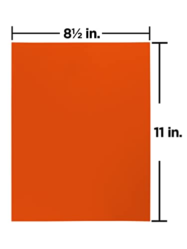 JAM PAPER Colored 24lb Paper - 90 gsm - 8.5 x 11 - Orange Recycled - 100 Sheets/Pack - Thumbnail 2