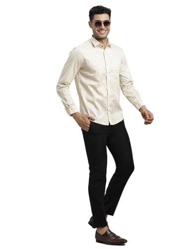 Image of Turtle Men Cotton Linen Ultra Slim Fit Solid Black Casual Trouser