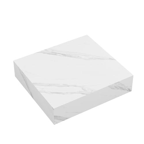 Monaco 24\" Floating Bathroom Shelf in White Marble(SM-VS252)
