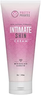 Pretty Privates Intimate Skin Cream Intimate and Sensitive Areas - Natural Dark Spot Corrector for Private Parts, Underarm, Elbow, Knees - Kojic Acid + Niacinamide + Arbutin (2oz)
