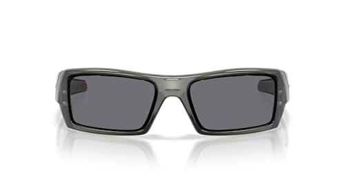 Oakley Mens OO9014 Gascan Rectangular Sunglasses Grey Smoke/Grey 60mm