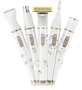 Rasoir électrique 5 en 1 pour femme - Faible douleur - Épilateur de corps - Épilateur à bruit - P...