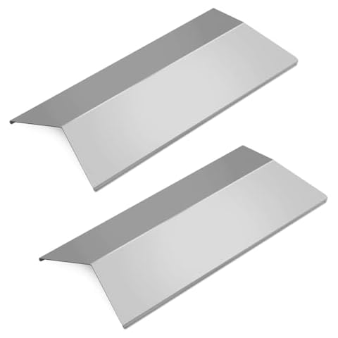 BTCDR Grill Replacement Parts for Cuisinart CGG-306, Nexgrill 820-0033 820-0015 820-0007,820-0007G, Megamaster 820-0033M, 820-0007B, Flame Tamer 306-20133 306-20087 820-0033-05, 2 Pack Heat Plate Cover