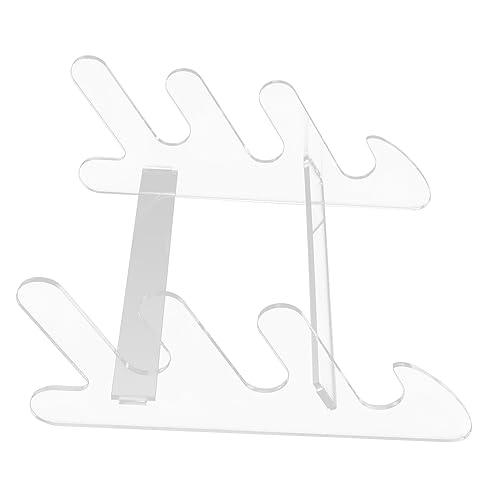 TEHAUX �L�[�{�[�h�X�^���h keyboard stand �R���s���[�^�[ �f�X�N�p�L�[�{�[�h�z���_�[ �L�[�{�[�h�f�B�X�v���C�z���_�[ �A�N�����f�X�N�A�N�Z�T���[ Transparent