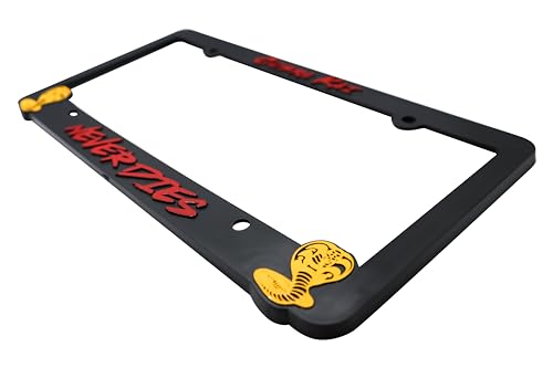 LP Frameworks Cobra Kai Never Dies for Karate Kid Moldura de placa de licença elevada 3D | 1 pacote