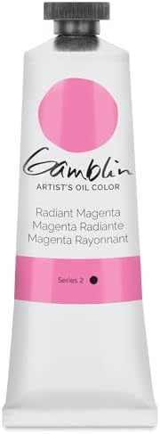 Gamblin G1865 37ml Artists Grade Oil Color - Radiant Magenta by G...