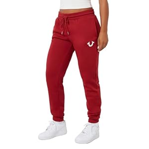 True Religion Women’s Foil Classic Lounge Jogger Comfort Pant