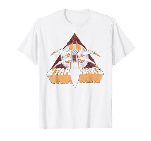 T-shirt Star Wars Vintage X-Wing avec imprimé graphique sketch rétro pour homme et femme