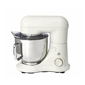 Lightweight & Powerful Tilt-Head Stand Mixer | 12-Speed Settings | 5 QT | White Icing | Drew Barrymore
