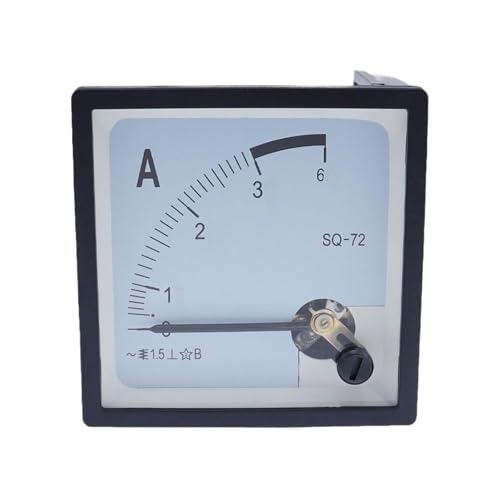 Ampèremètre analogique 72x72mm pour surveiller la consommation d'un atelier