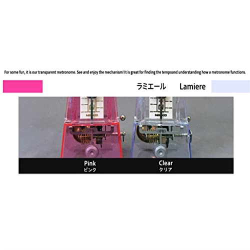 PSHYD Métronome mécanique universel transparent pour piano et violon (couleur : transparent, dimensions : 11 x 20,7 x 11… - Les Beatles, Paul McCartney, John Lennon, RIngo Starr, George Harrison PSHYD Métronome mécanique universel transparent pour piano et violon (couleur : transparent, dimensions : 11 x 20,7 x 11… – Image 6