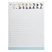 Graphique"Peanuts Run" Large Notepad - Fun Notepad w/ 150 Lined Custom Sheets to Stay On Task: Take Notes, Recall Important Responsibilities, Set Goals 6" x 8"