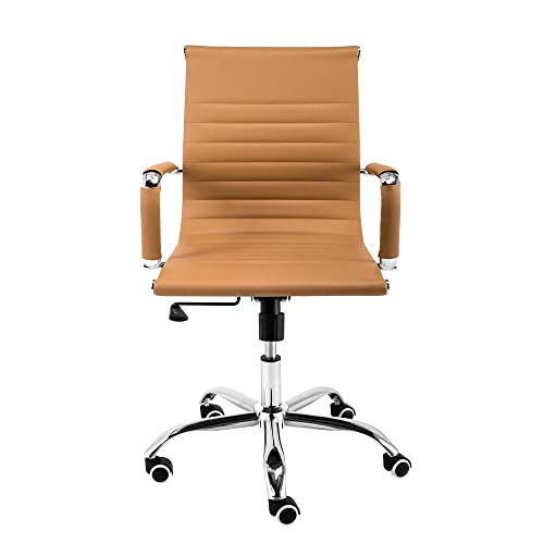 Cadeira de Escritório Moob Boston Diretor Giratória Com Função Relax (Caramelo)