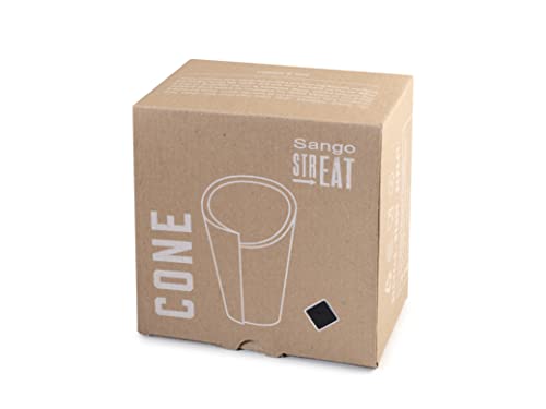 Cônes frits en stoneware noir TP Streat 8.5 cm lot de 2