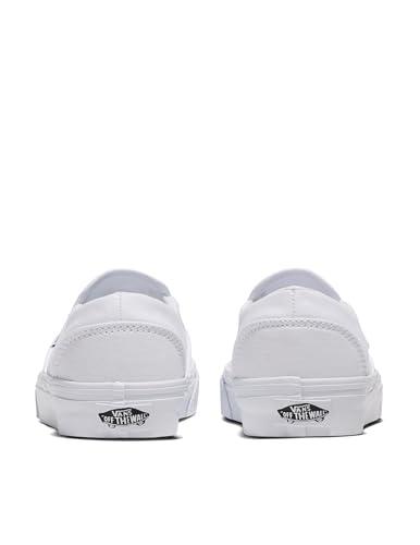 Image of Vans Women's Asher Slip-On Shoe - Comfortable Sneakers for Walking, Fashion & Everyday Wear True White