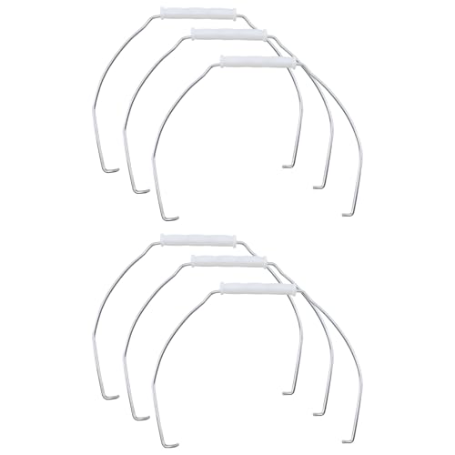 Chinflly Gallon Handle Replacement Ergonomic with Plastic Grip 6Pcs