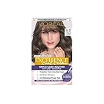 L'Oréal Paris Excellence Cool Crème Permanent Hair Dye, Radiant At-Home Hair Colour with up to 100% Grey Coverage, Pro-Keratin, Up to 8 Weeks of Colour, Colour: 6.11 Ultra Ash Dark Blond