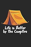 Camping Notizbuch: Camping Zelten Wandern Notizbuch für Liebhaber / Notizheft / Notizblock A5 (6x9in) Dotted Notebook / Punkteraster / 120 gepunktete Seiten