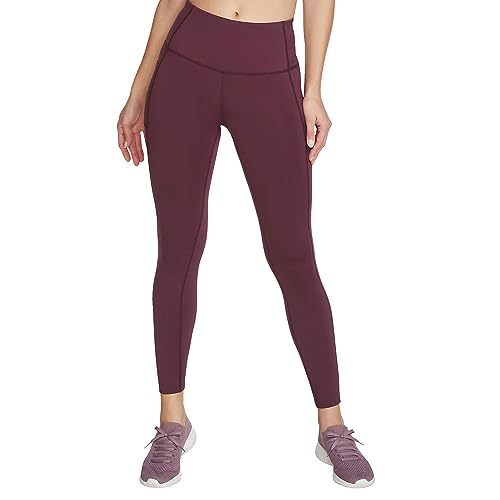 Image of Skechers Women's High Rise Go Walk Goflex High Waisted 2-Pocket Yoga Fitted Leggings