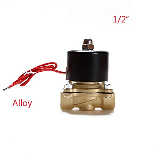 Électrovanne eau et air 24V DC vanne électrique normalement fermée filetée