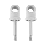 eMagTech 2 Stück T-Stück Rowlock Pin mit Gewinde, kompatibel mit Honwave, kompatibel mit Lodestars, kompatibel mit Plastimo, kompatibel mit Quicksilver, kompatibel mit Waveline, kompatibel mit Wetline