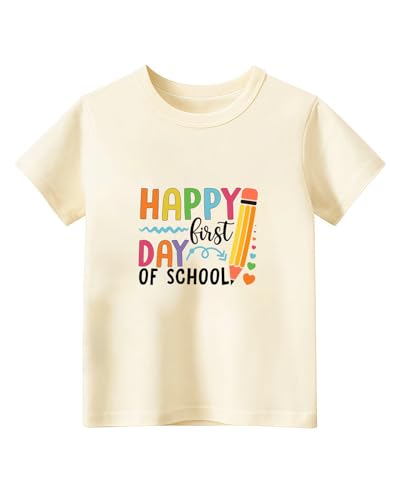 First Day of Kindergarten Shirt for Girls Boys Kids Toddler 1st Day of School Shirts in My Kindergarten Era Cotton Tshirt